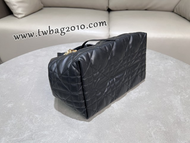 Dior专柜新款迪奥中号Toujours手袋牛皮超大藤格纹休闲女包 djfk1240